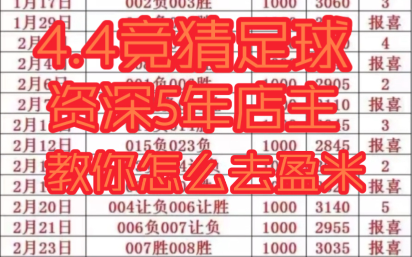 4.4日竞猜足球预测,作为一位老店主教打法 规划 怎么去盈米,亮剑抄底哔哩哔哩bilibili