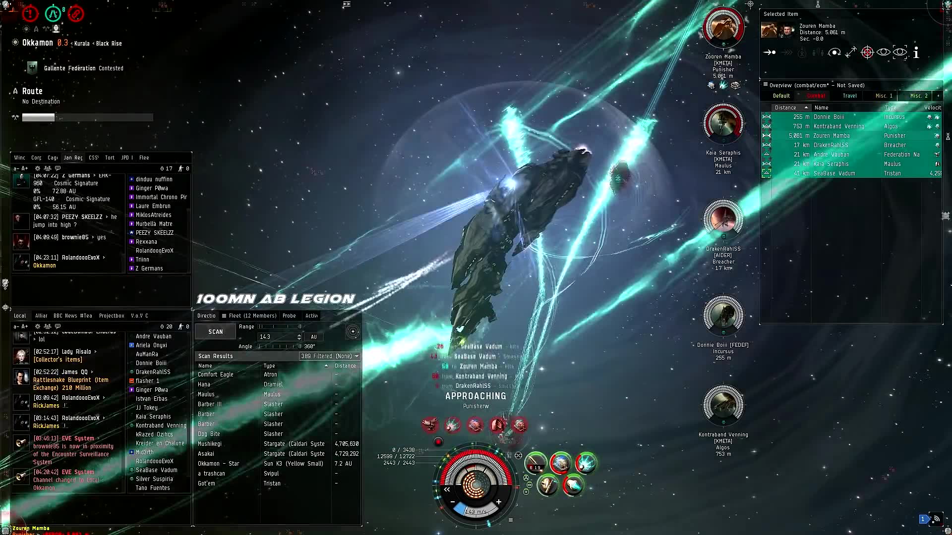 eve online at3通吃对面小队gang