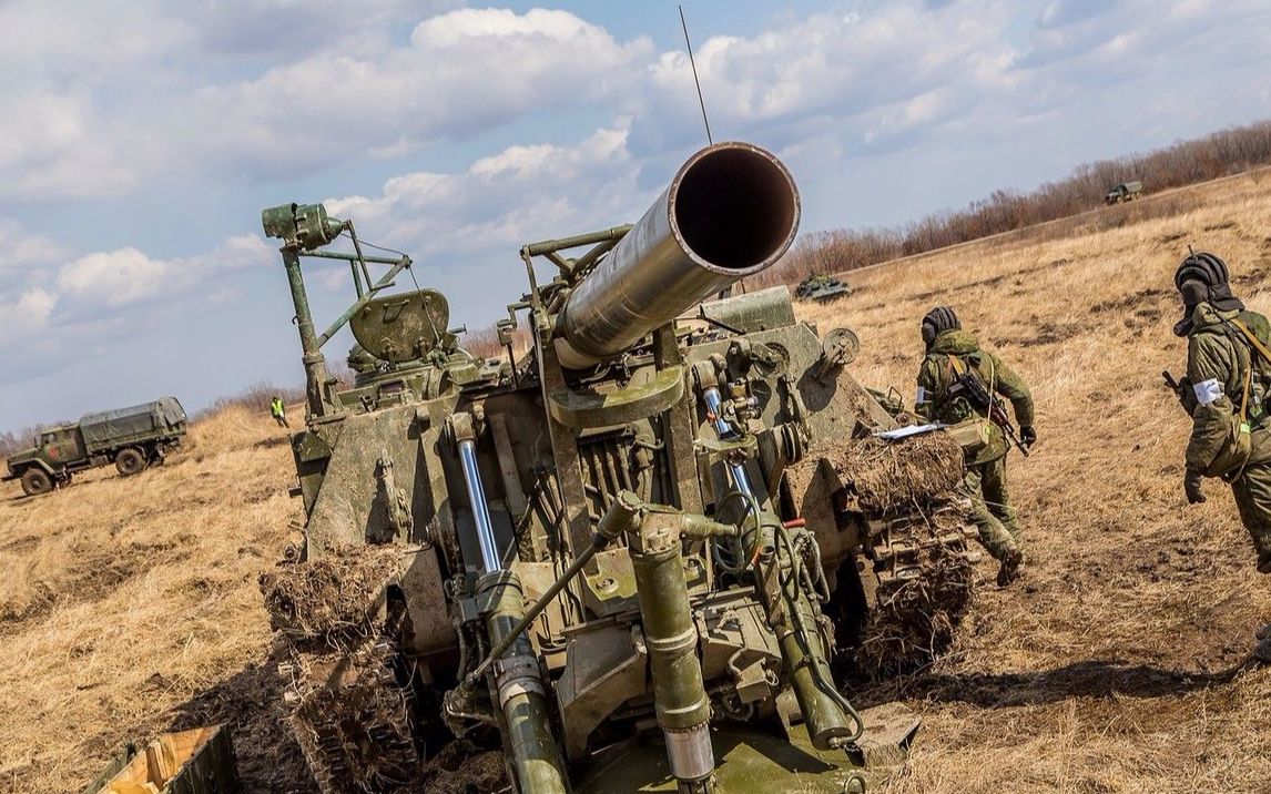 中国造203口径巨炮爆炸射出27000弹片杀伤面积达到3400平方米