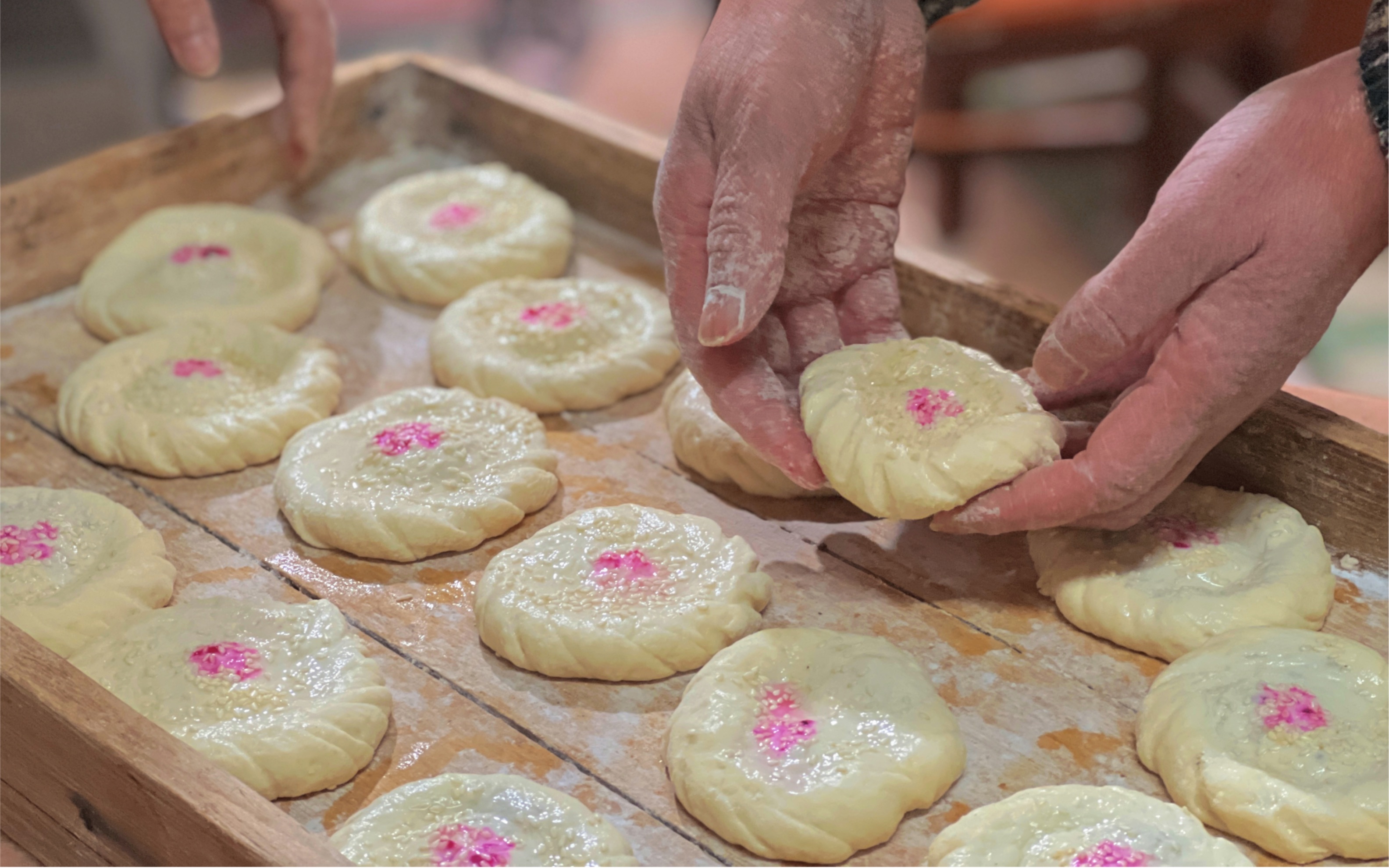 北方小年传统火烧制作