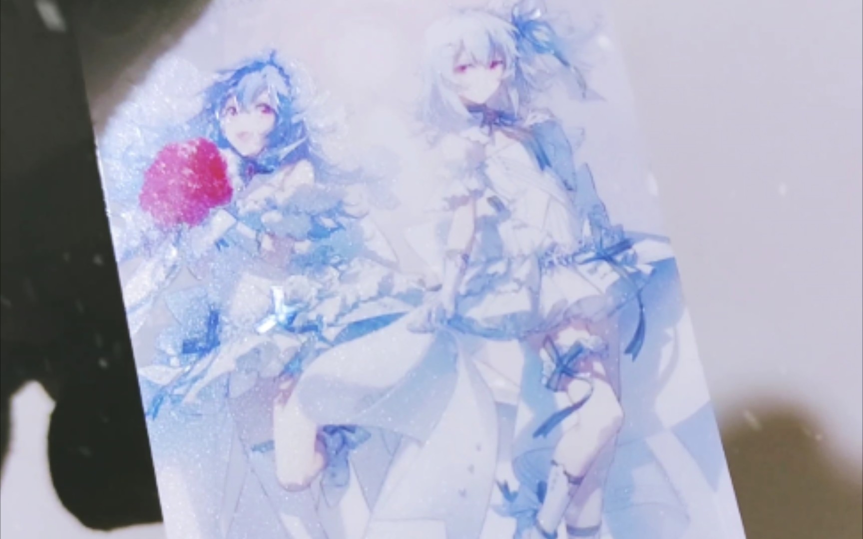 b站联名花嫁卡到手