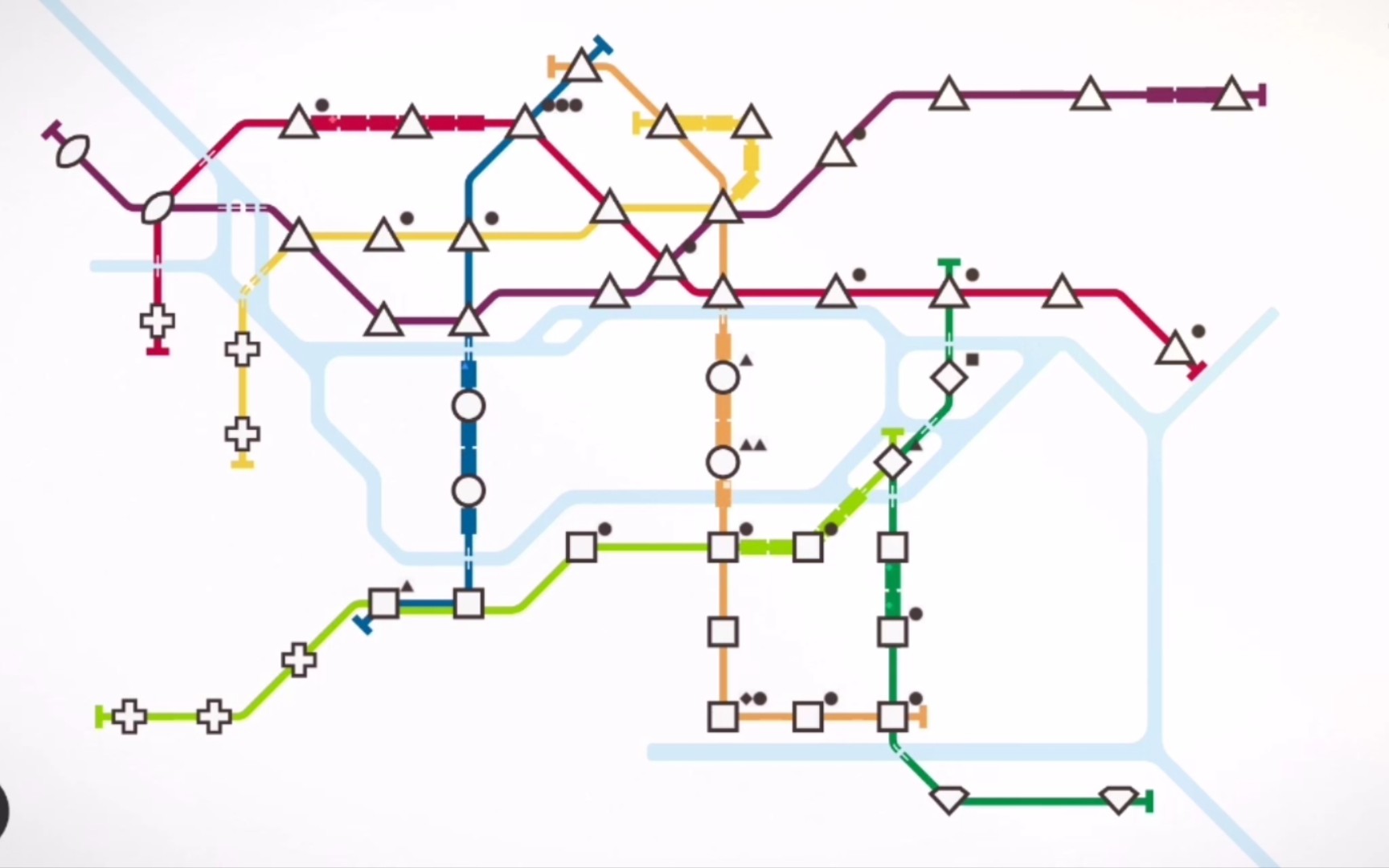 【minimetro】迷你地铁の还原……广州地铁?