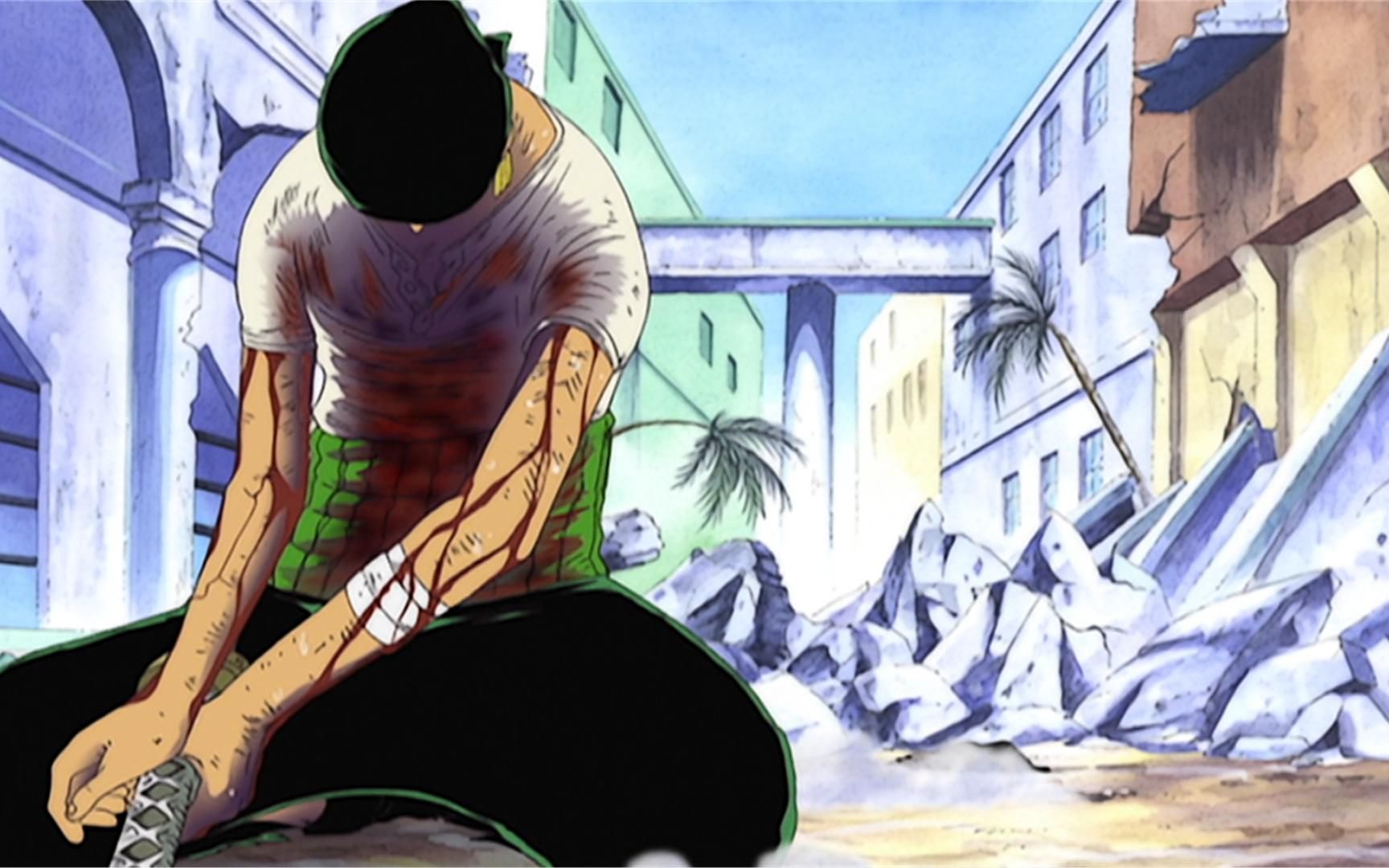 海贼王索隆受鹰眼和耕四郎影响锁血击败波尼斯