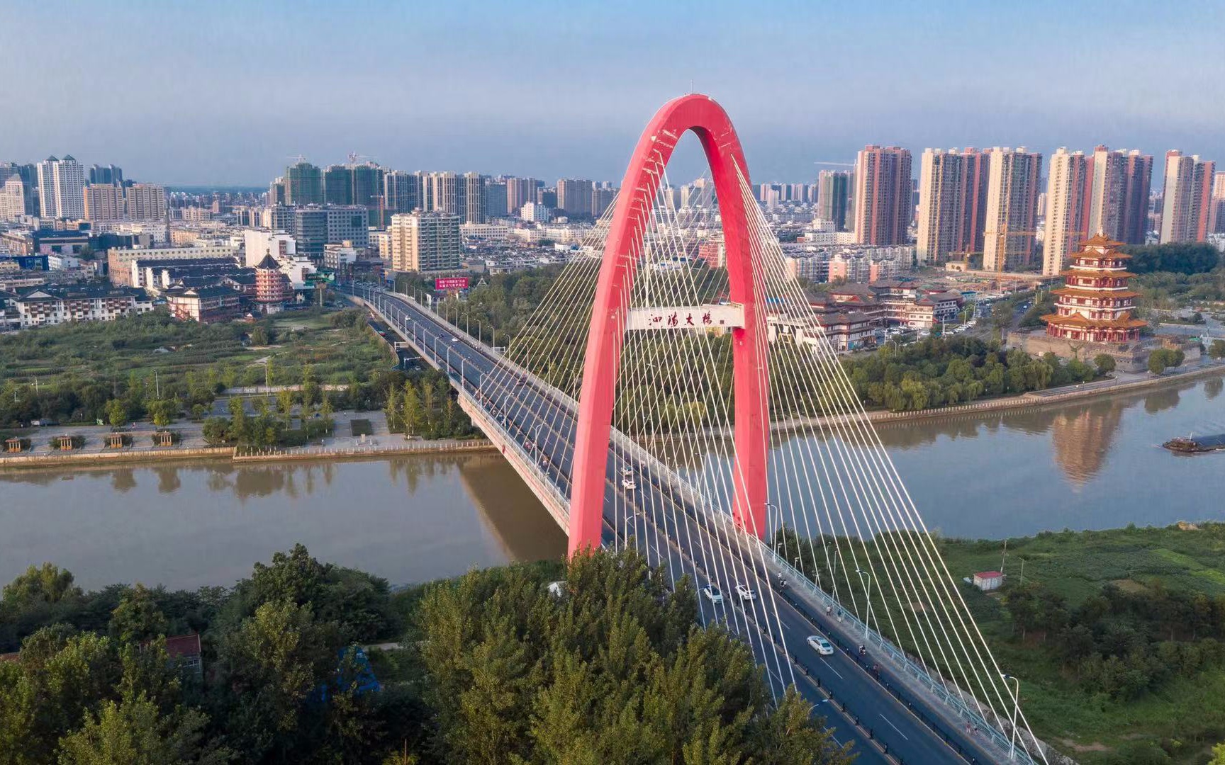 泗阳成子湖大桥图片