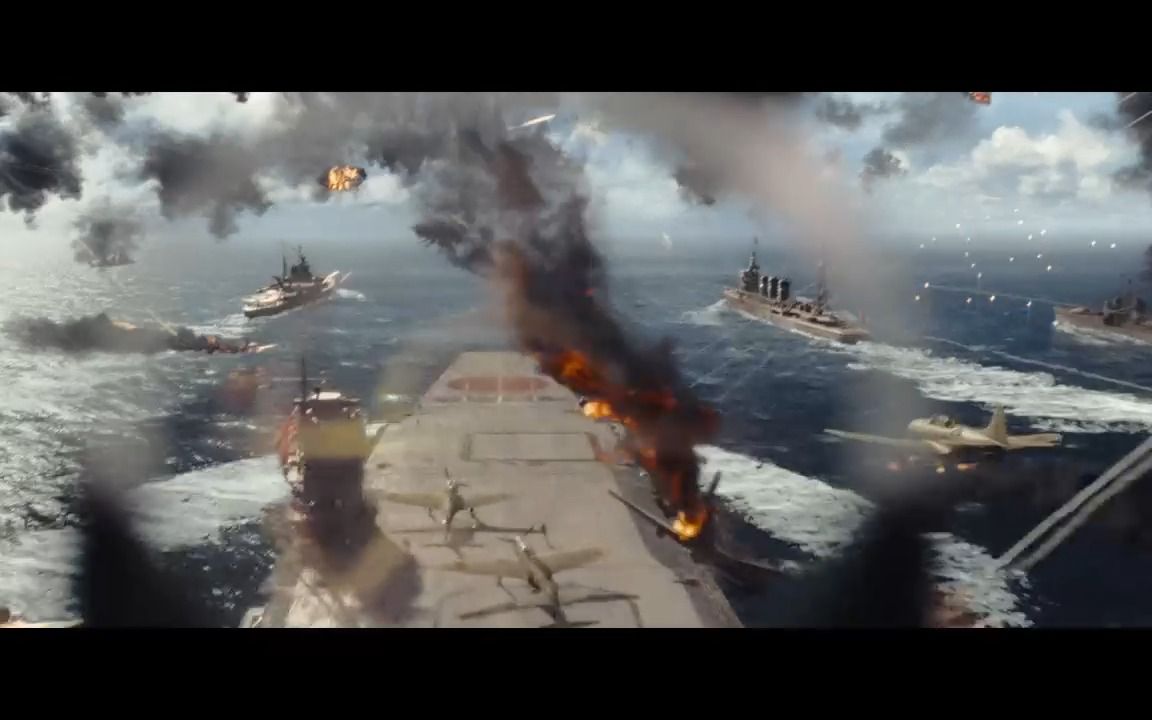 [图]中途岛美日航空母舰群大决战美军发动第二波攻击完败日军