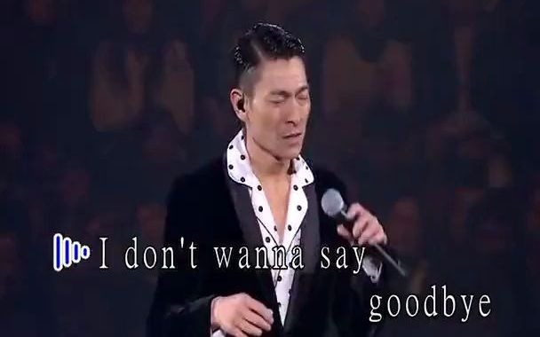 [图]劉德華 - I don't Wanna Say Goodbye - 2010 Unforgettable 中國巡迴演唱會 自制伴奏版