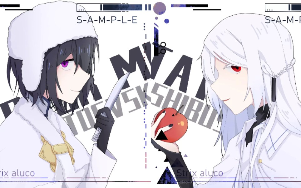 指绘非常菜的bsd陀涩头像绘画过程