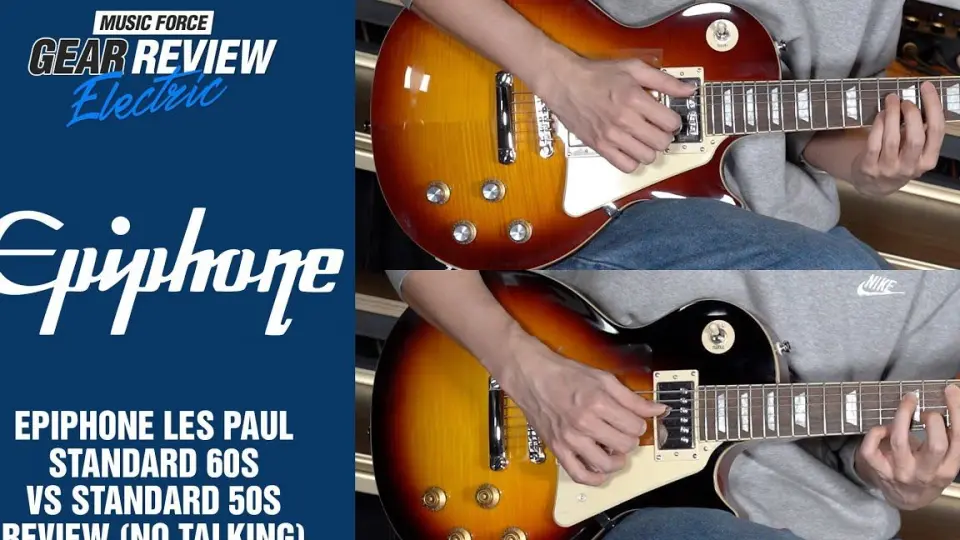 Epiphone Les Paul Standard 60s VS Standard 50s无废话对比试听_哔哩