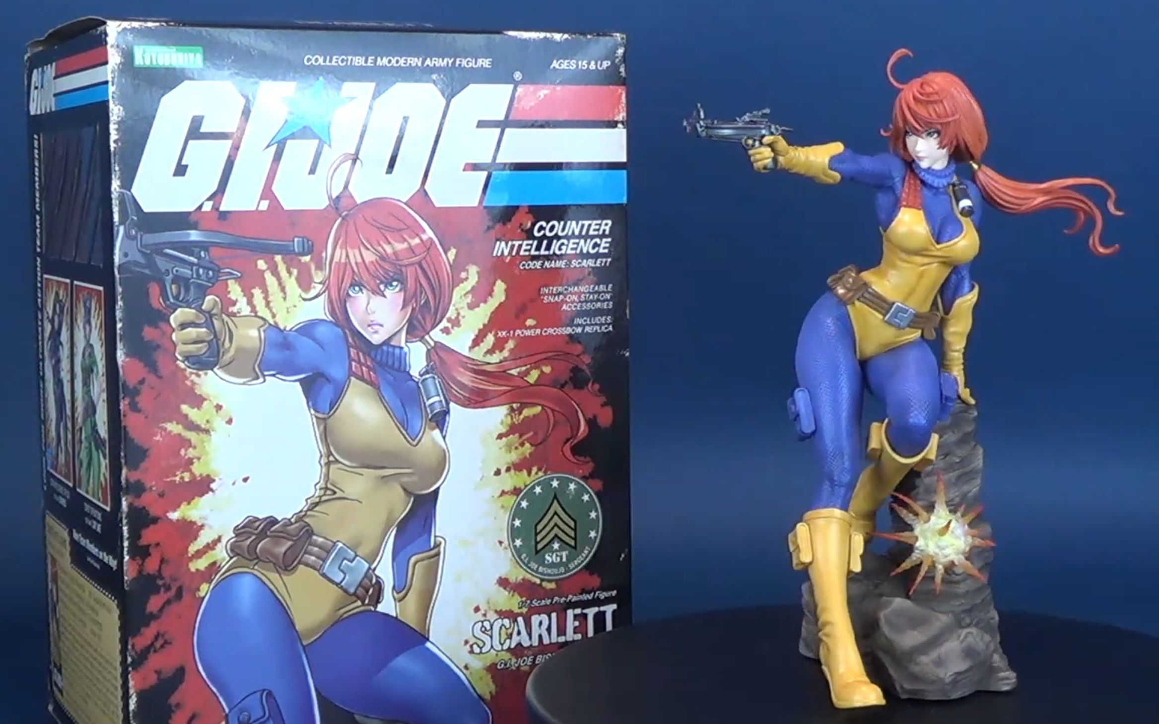 [图]特种部队Kotobukiya G.I.Joe Scarlett Bishoujo Statue Review