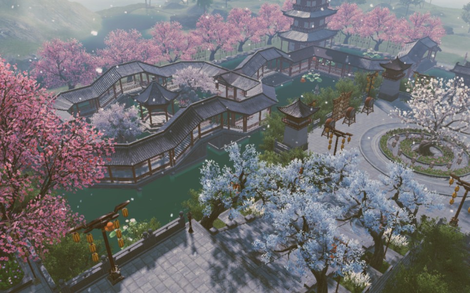 天刀手游家园【登天宫】全抄录图纸13级就可解锁全部