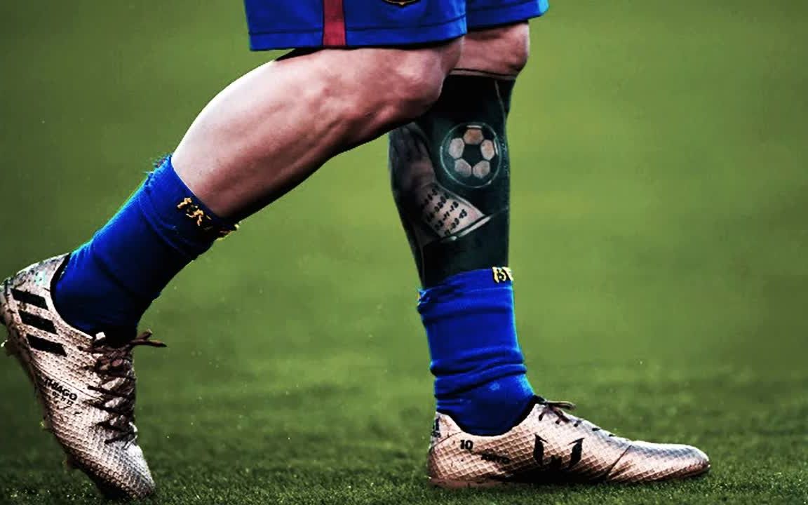 把梅西盘带过人的动作放大放慢后,我看傻了!