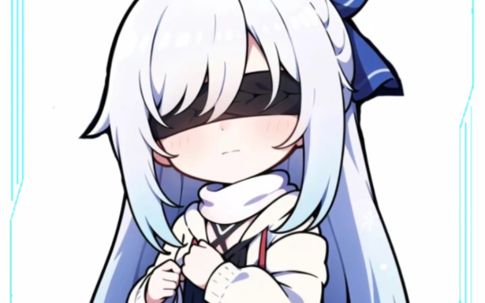 收集镜流头像表情包一张