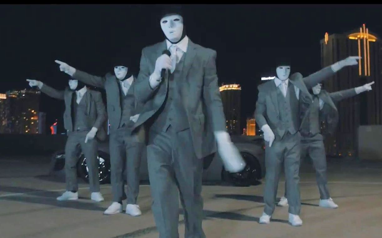 [图]【假面舞团Jabbawockeez】帅炸西装复古编舞If It Isn't Love！