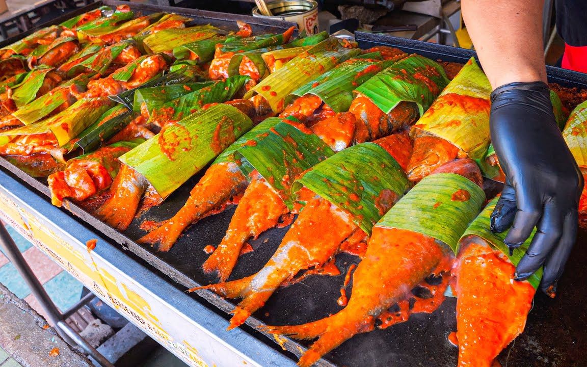 马来西亚特色烤鱼鱿鱼做法 马来西亚街头小吃
