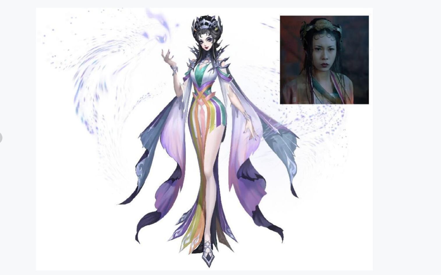 【王者荣耀】芈月新皮肤白晶晶建模