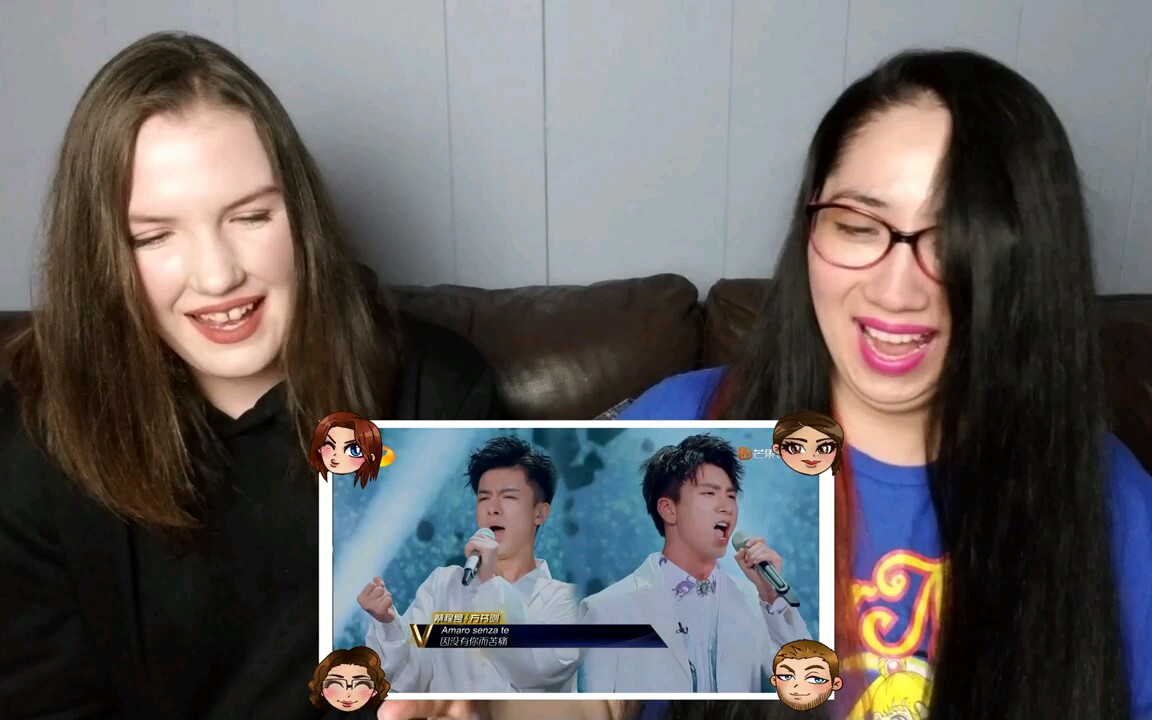 【声入人心】外国小姐姐看蔡程昱方书剑《真爱乐章》_油管反应