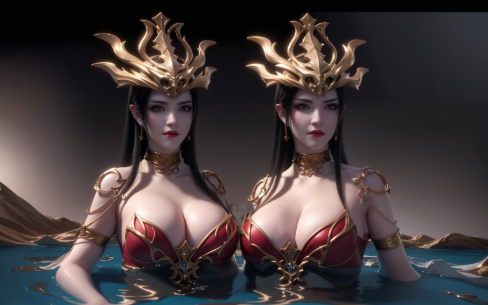 美杜莎女王戏水完整版