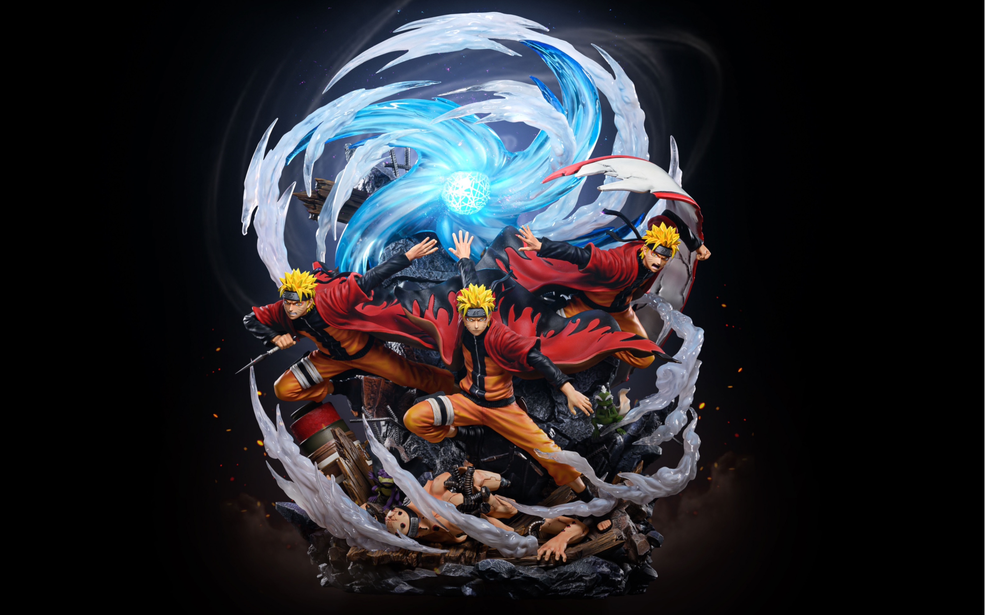 火影忍者 伴生款 仙人鸣人 漩涡鸣人 超大手办雕像