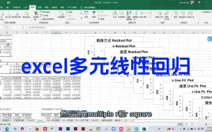 Download Video: excel基于最小二乘法的多元线性回归