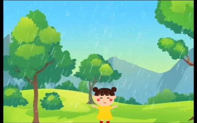 [图]幼儿园中班音乐活动 《小雨沙沙》