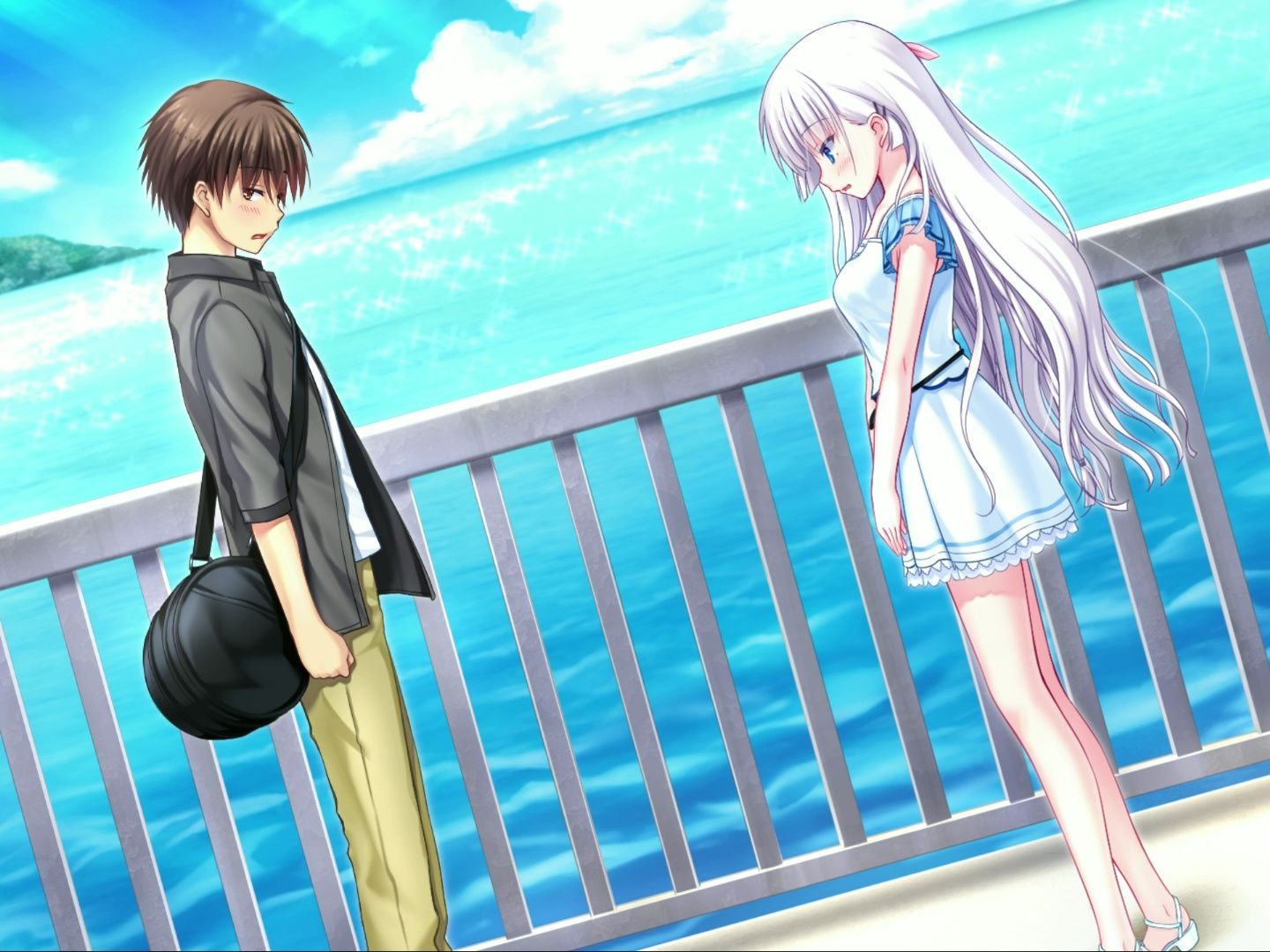【summer pockets】[鸣濑白羽]角色主题歌《夏に君を待ちながら》与