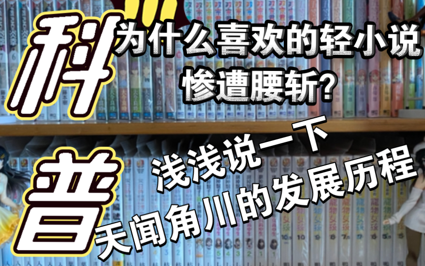 【萌新科普】为什么我们喜欢的轻小说老是腰斩?浅浅说一下天闻角川的发展历程(纯个人观点,有要补充的请在评论区指出,感谢各位)哔哩哔哩bilibili