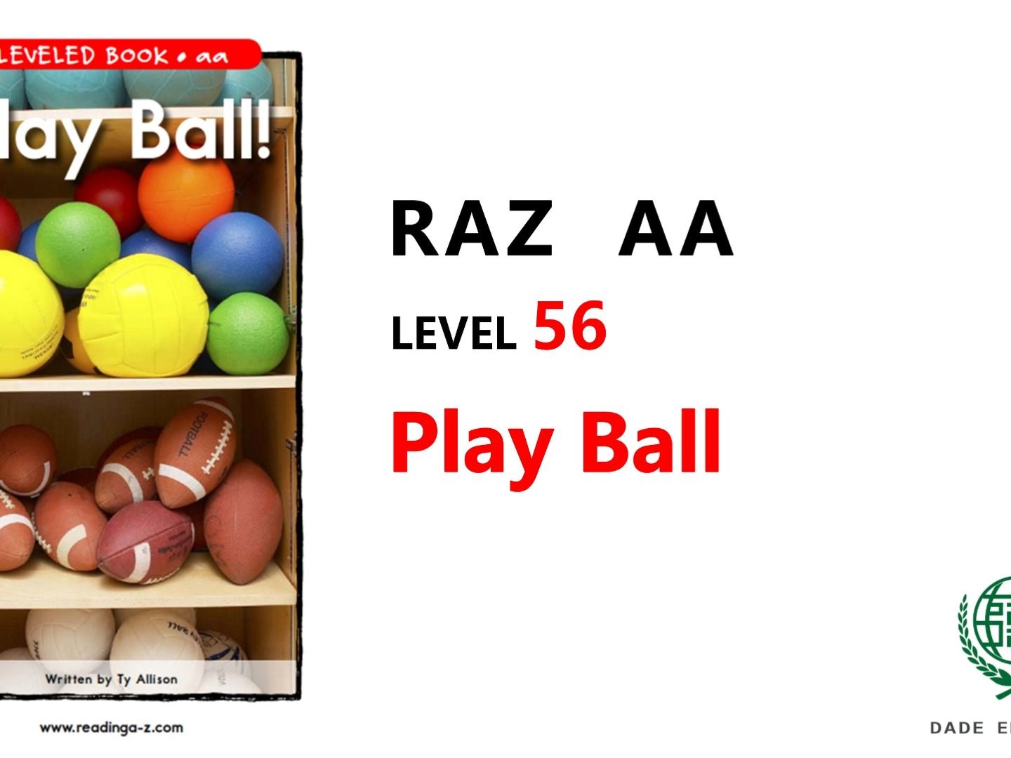 [图]RAZ AA 56 Play Ball