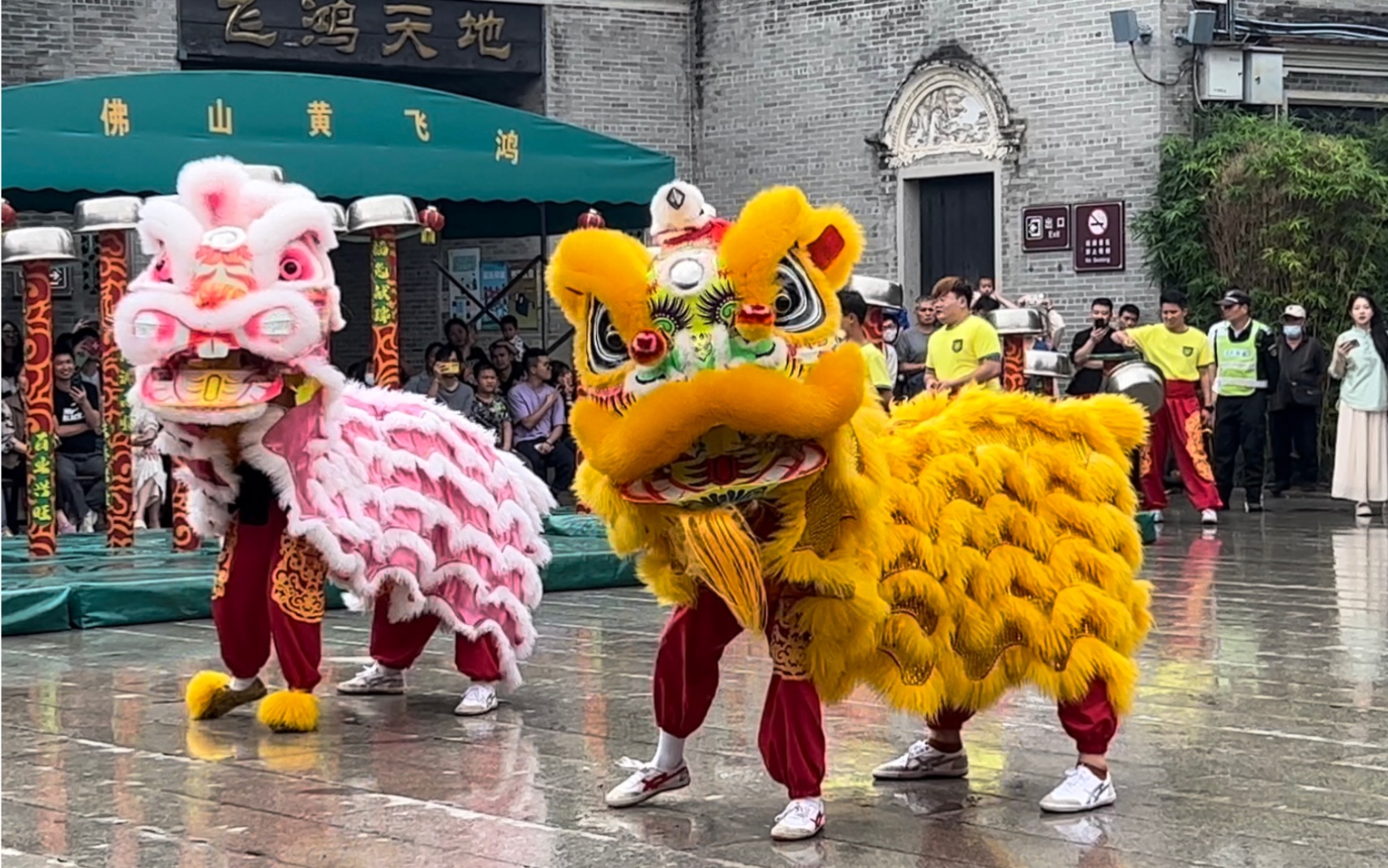 [图]爱看醒狮的人有福了，祖庙的舞狮表演超好看的