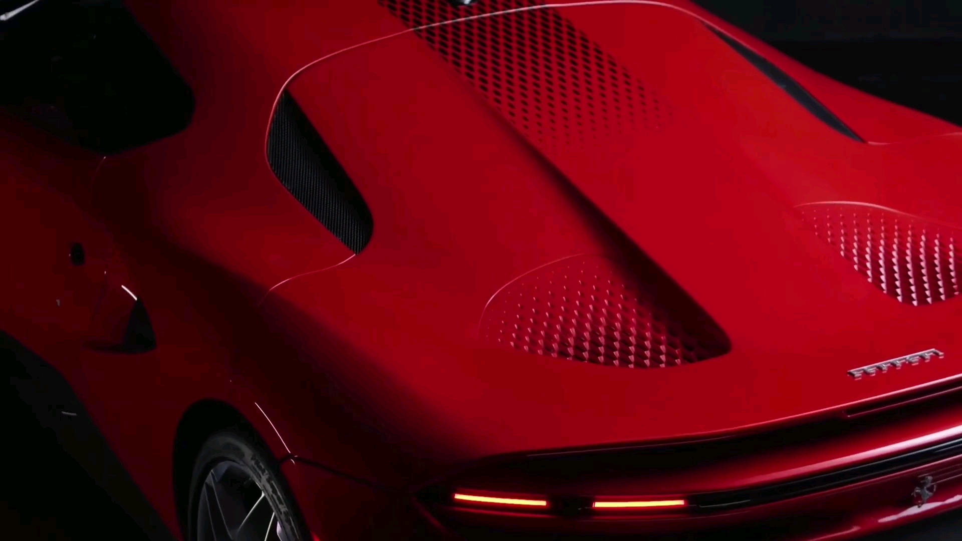 法拉利sp48 unica静态展示