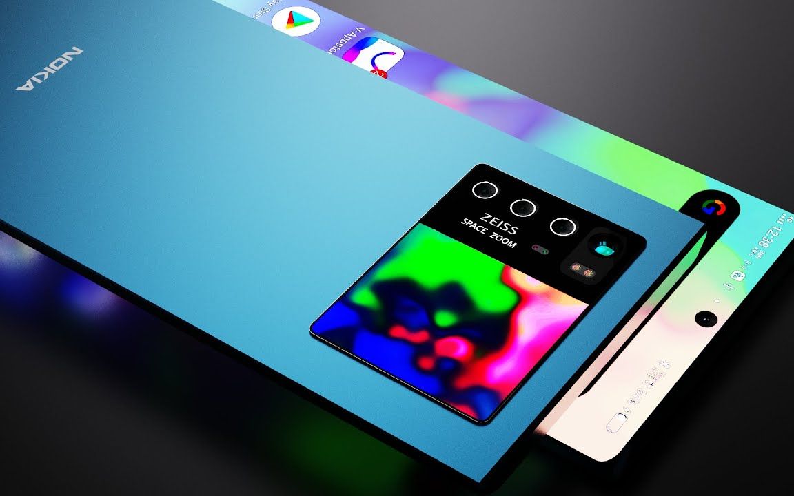 诺基亚 x50 pro 概念机:蔡司四摄,双屏设计,这边框有点帅!