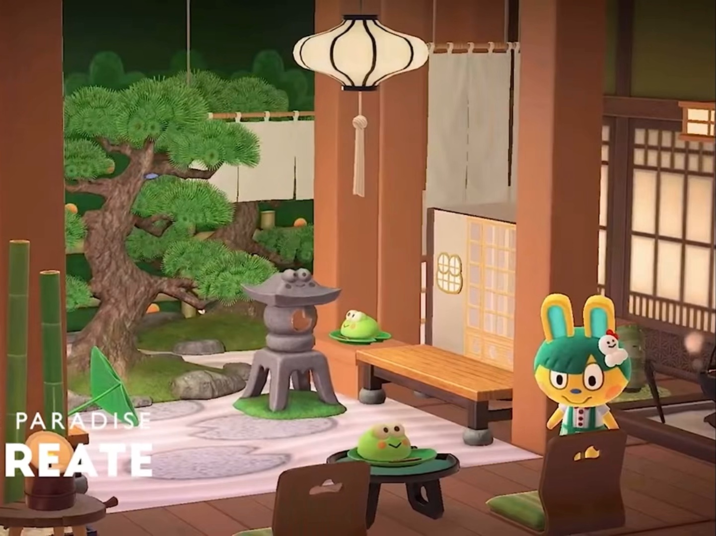 【动森】想悠闲地眺望庭院