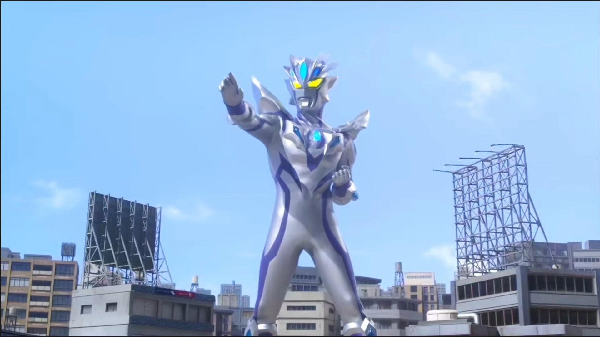 当赛罗奥特曼使用无限形态的力量时