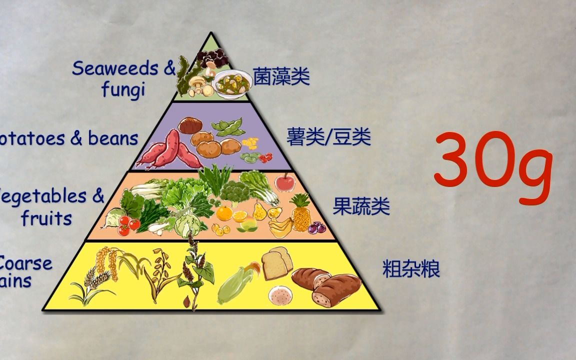 [图]《营养学》 - 4.2膳食纤维的作用2 - 北大公开课(每日更新)