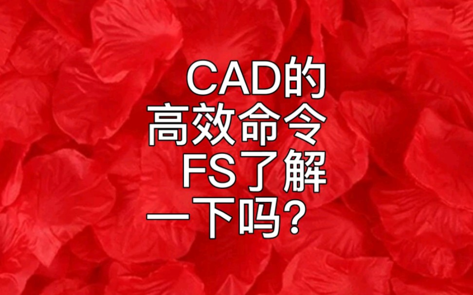 CAD高效命令,另类选择方式了解一下哔哩哔哩bilibili