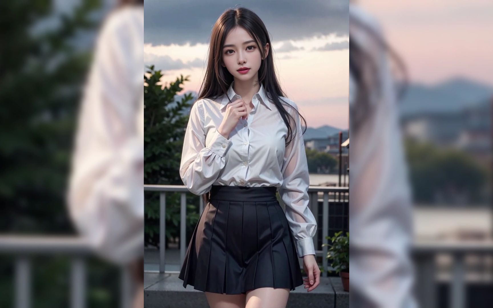 【4k ai人像】女朋友去工作第一天 -写真集