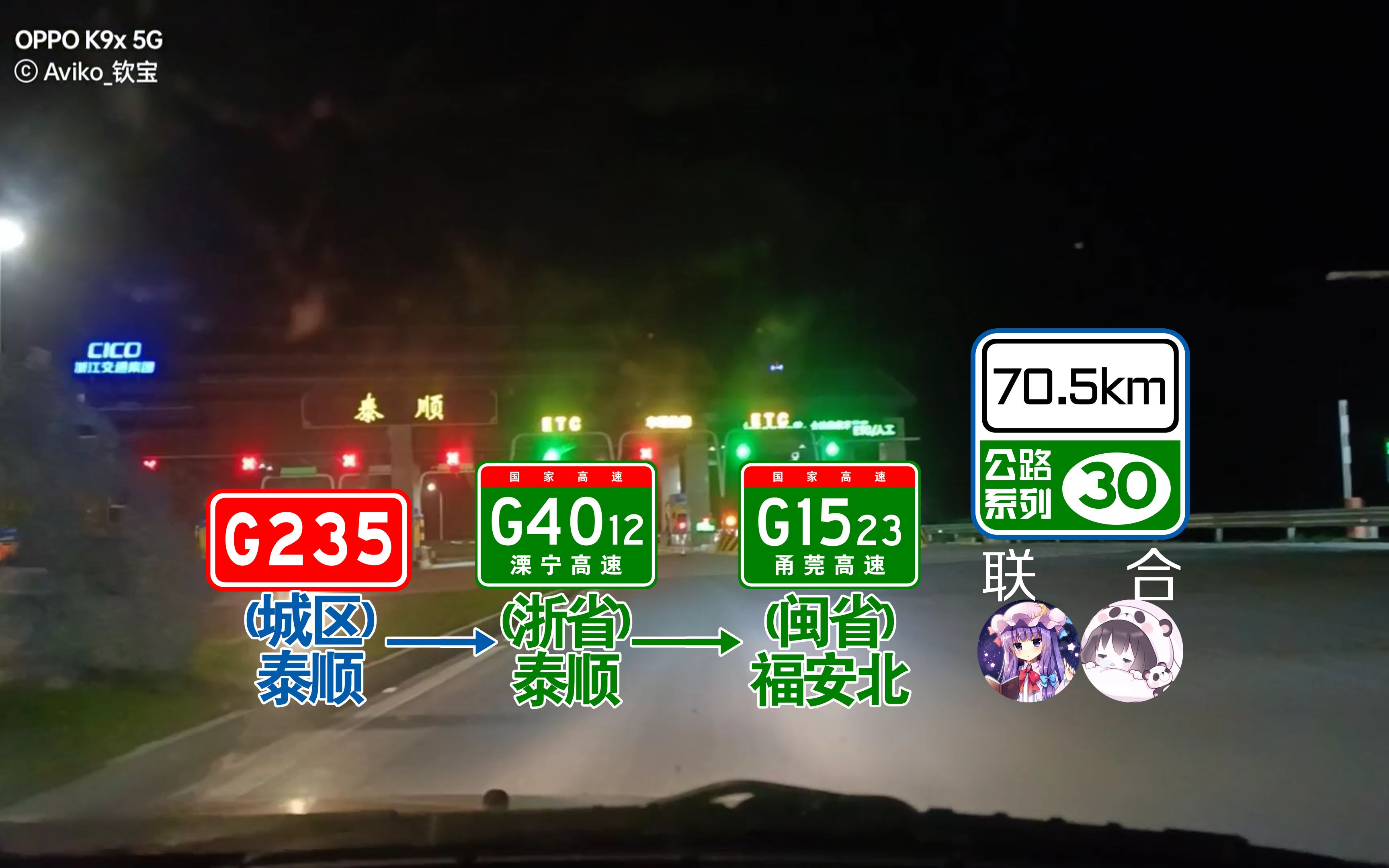 【公路pov】(闽浙跨省)泰顺城区-福安北高速路口 行车记录pov(g235新