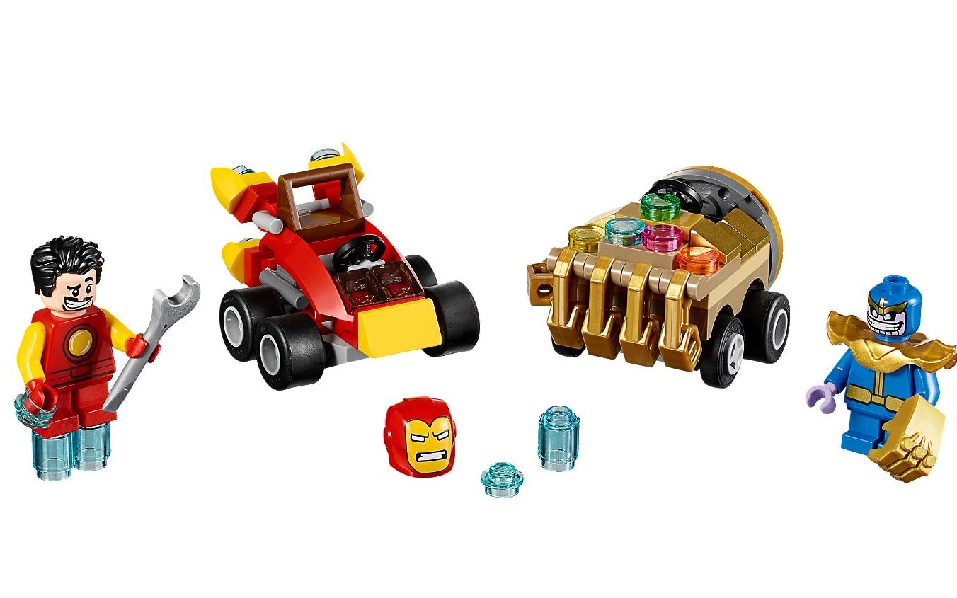 乐高 lego 76072 超级英雄 迷你战车 碰碰车 钢铁侠vs灭霸 2017速拼