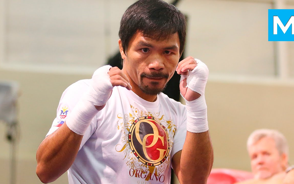 高燃训练曼尼帕奎奥为杰西瓦加斯完全肌肉疯狂训练