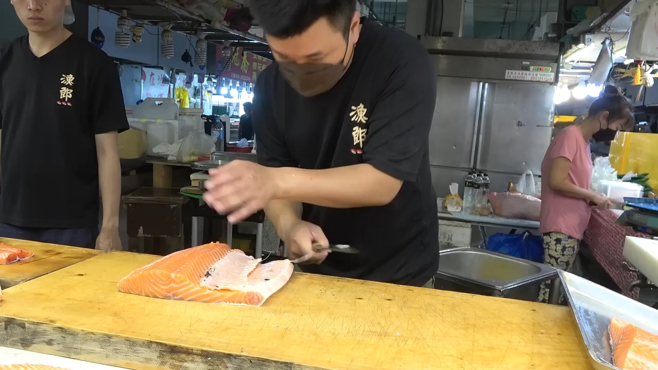 绝妙的切鱼技巧_三文鱼,鰤鱼,金枪鱼,旗鱼