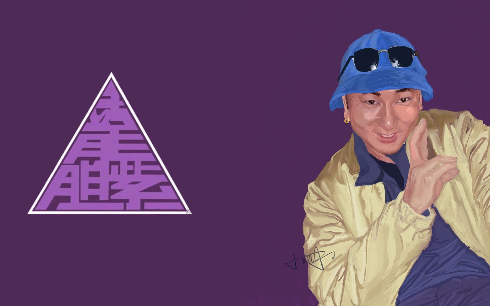 龙胆紫purplesoul龙胆紫facd12板绘过程