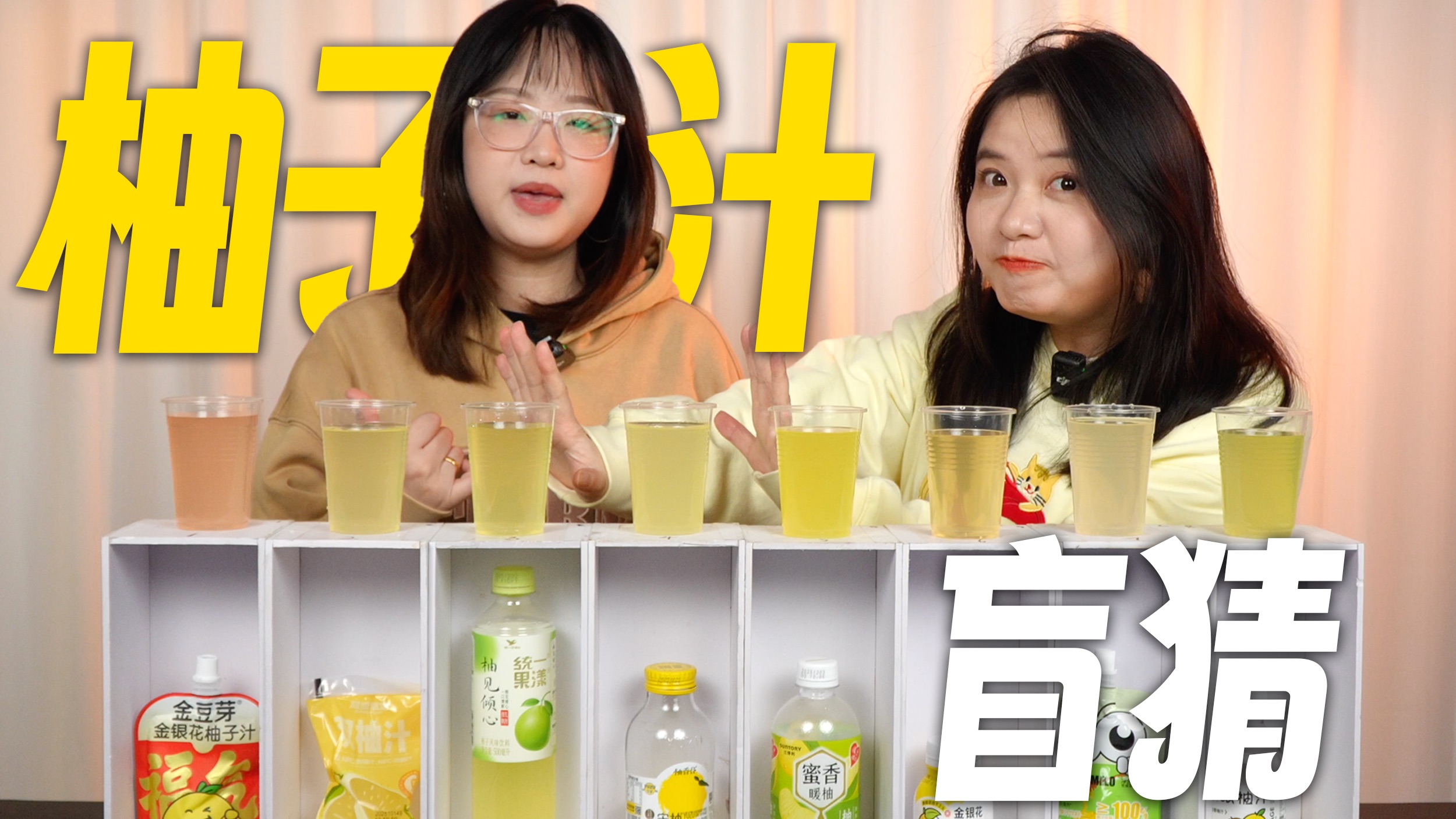 盲喝8款瓶装柚子饮料,第一名果然是?-恰坨子咯-恰坨子咯-哔哩哔哩视频