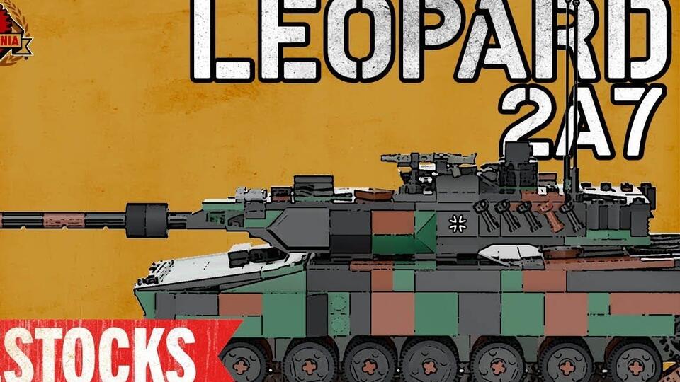 Brickmania Leopard 2A7 Main Battle Tank Custom Military Lego bilibili