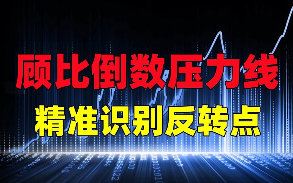 顾比倒数压力线,只需运用这4根K线,精准识别反转点,找到入场点哔哩哔哩bilibili