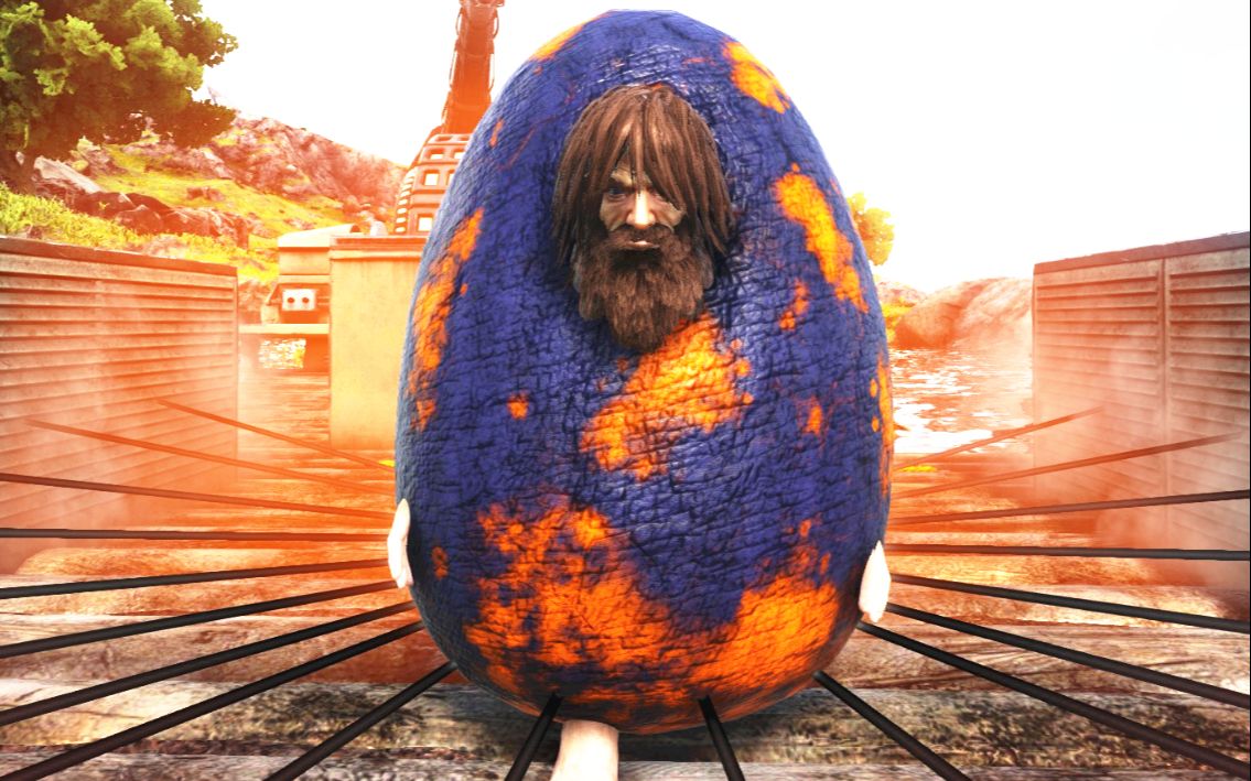 蛋比人还要大龙蛋比人大系列方舟生存进化