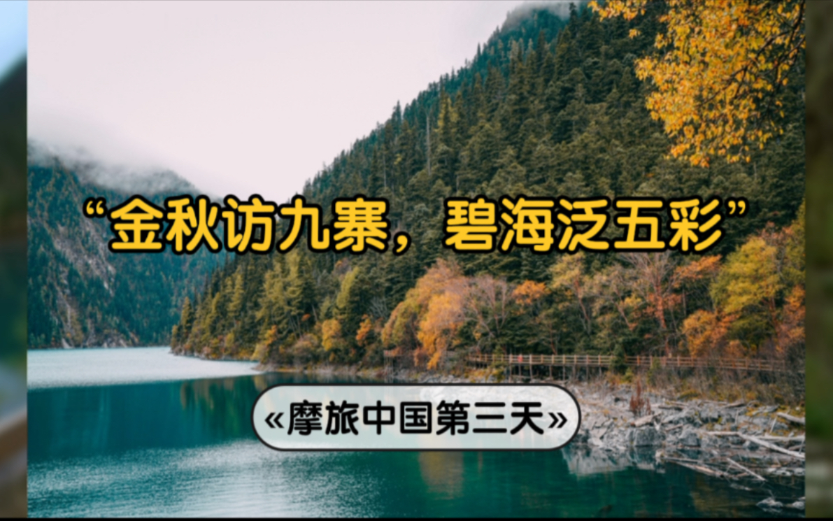 [图]十月初的九寨沟，美到窒息。用相机记录目光里看到的1%