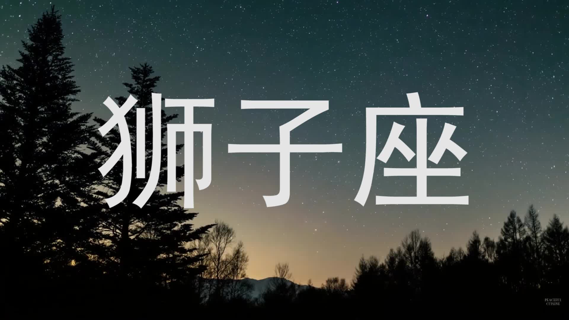 【原创作品】12星座十五秒 不一样的狮子座