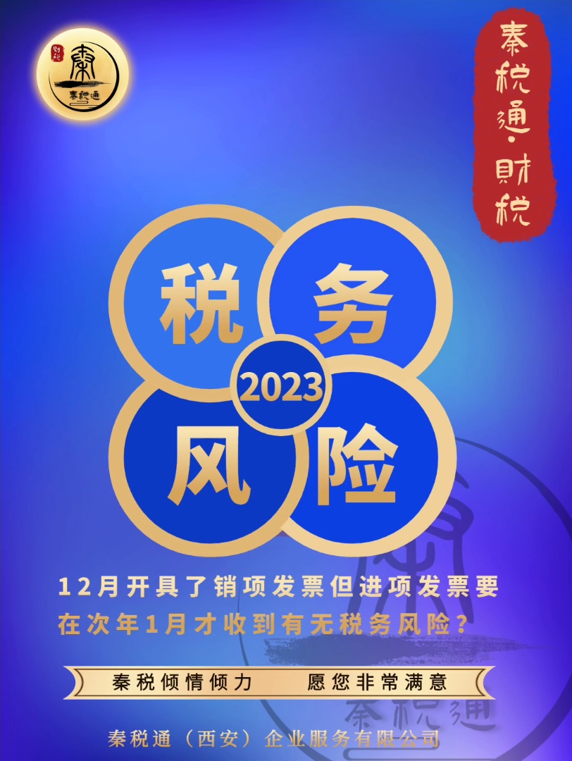 12月开具了销项发票但进项发票要在次年1月才收到有无税务风险?#税务风险 #税法解读 #会计实操做账哔哩哔哩bilibili