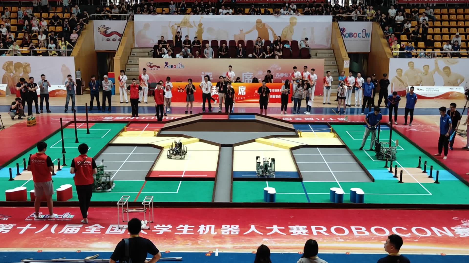 【robocon 2019】小组赛:华中科技大学vs厦门大学哔哩哔哩bilibili