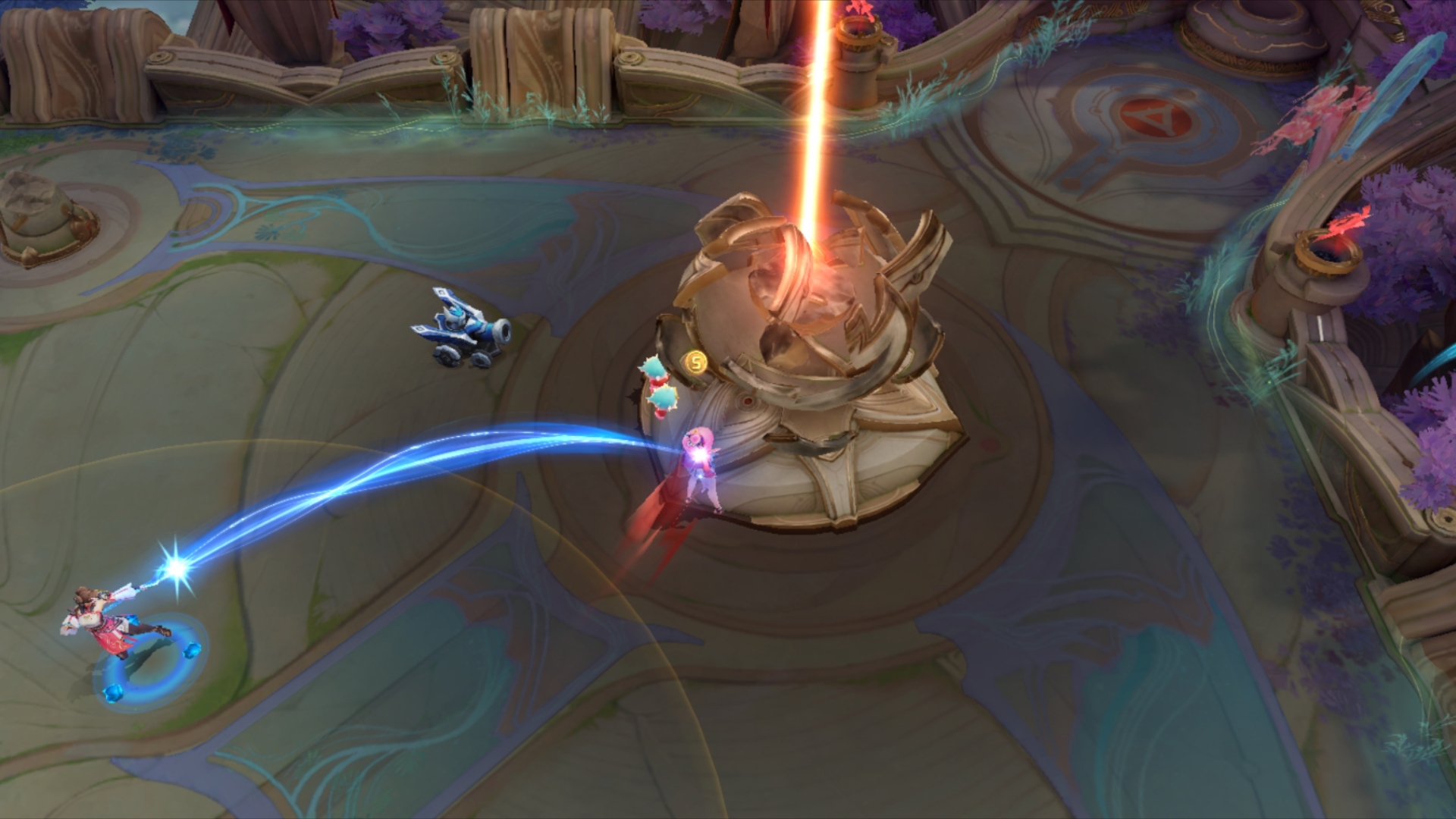 米莱狄偷水晶之利用残血高地