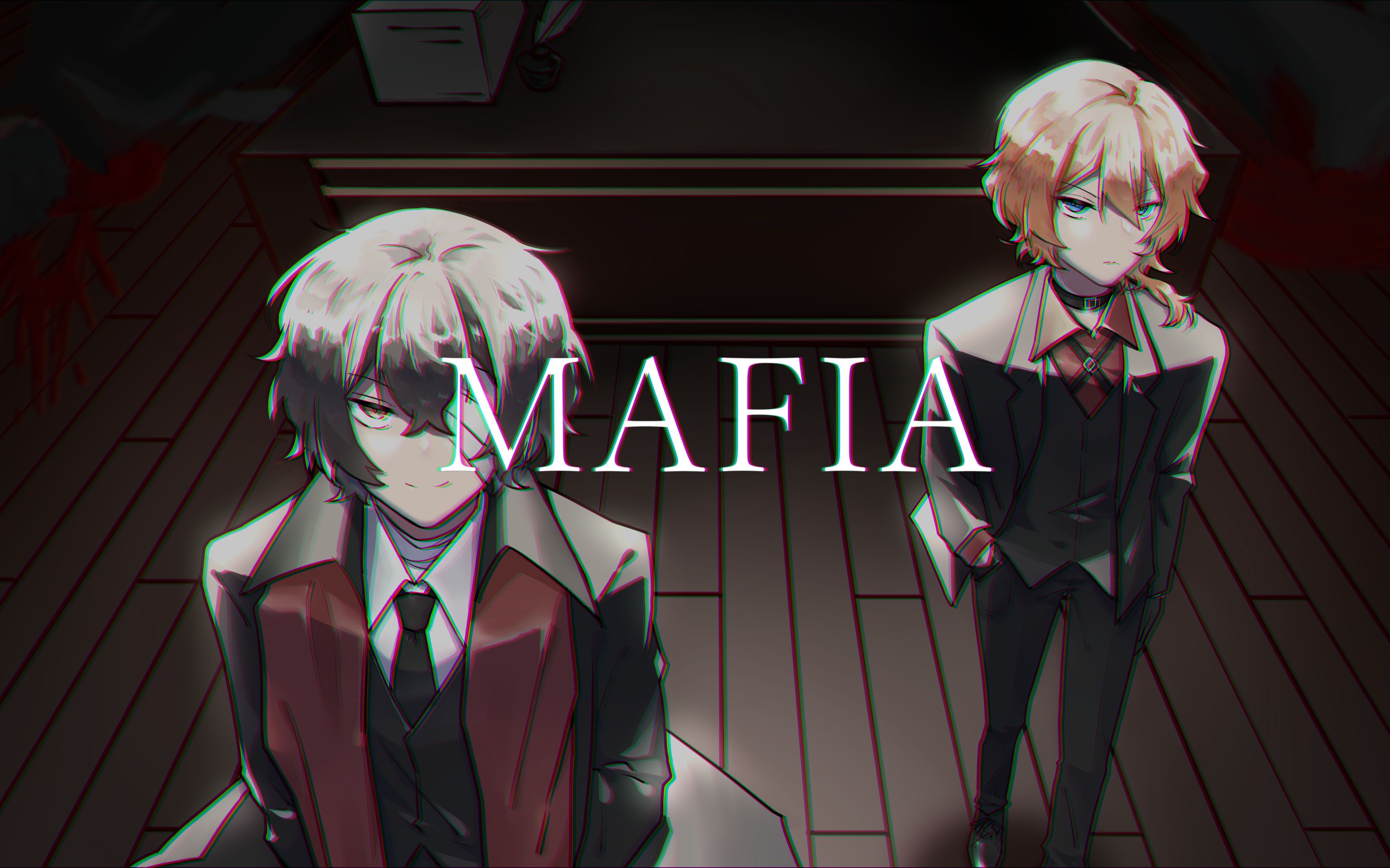 [图]【文豪野犬手书/太中】MAFIA（私设if）